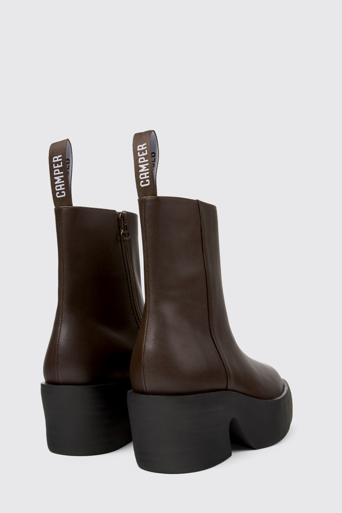 Billie Brown leather boots for women
