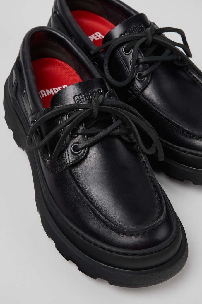 Brutus+ Black Leather Shoes for Women.