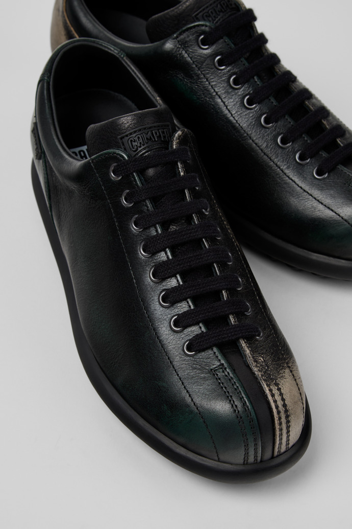 Twins Multicolor Leather Shoes for Women.