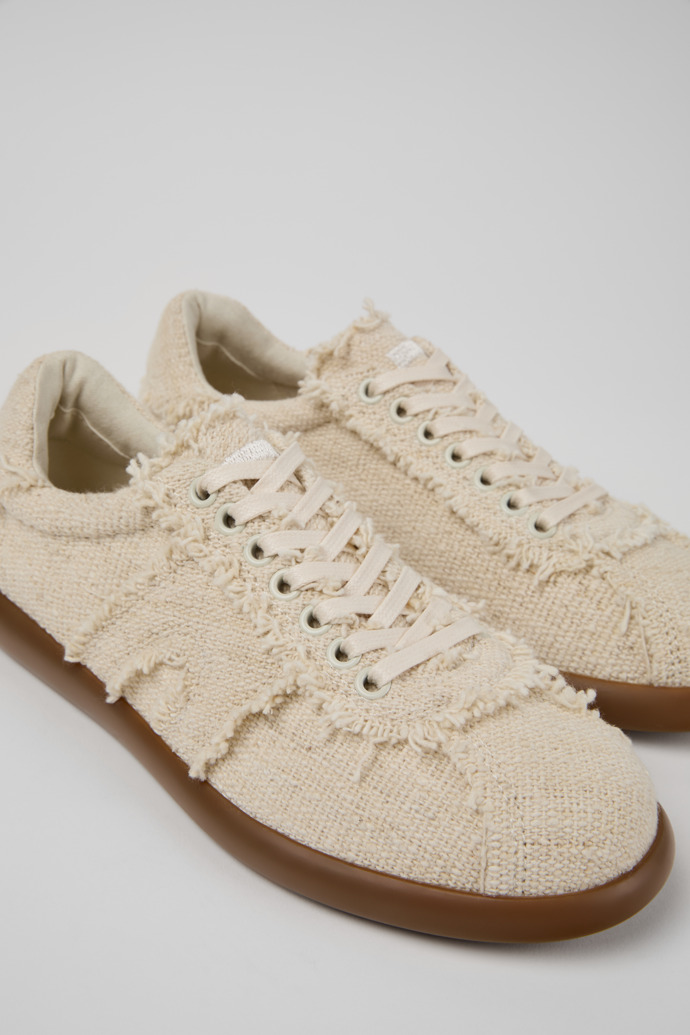Pelotas Soller Beige Organic Cotton Sneakers for Women.