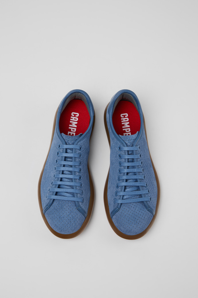 Pelotas Soller Blue Nubuck Sneakers for Women.