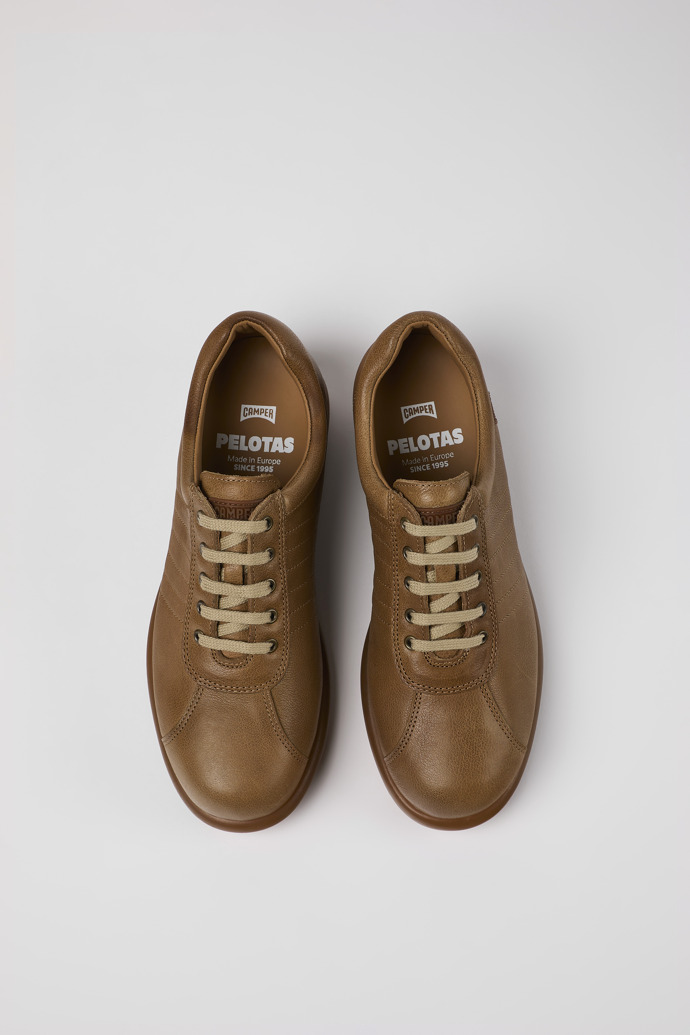 Pelotas Brown Leather Shoe for Women