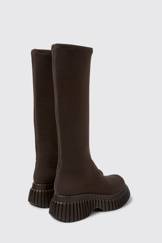 BCN TENCEL® Brown textile boots for women