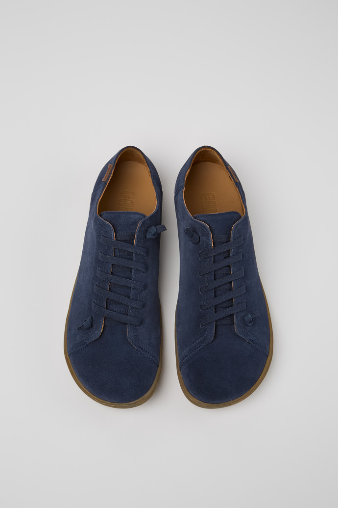 Peu Blue nubuck shoes for men
