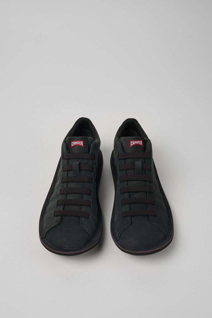 Beetle Black leather sneakers