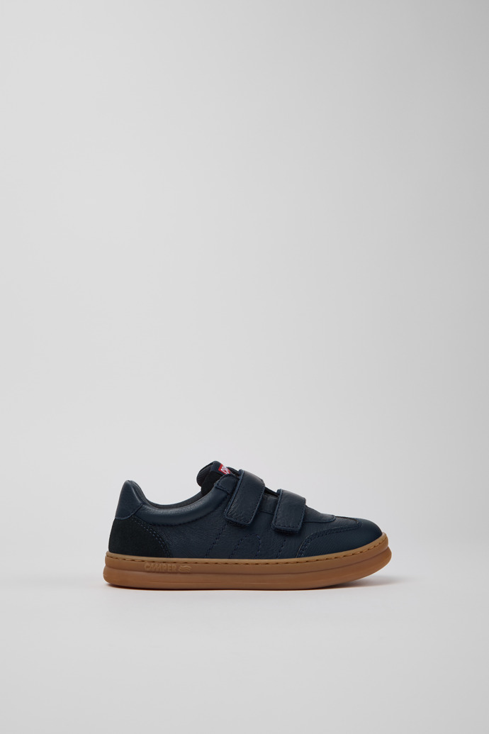 Runner Multicolor Leather and Nubuck Sneakers for Kids.