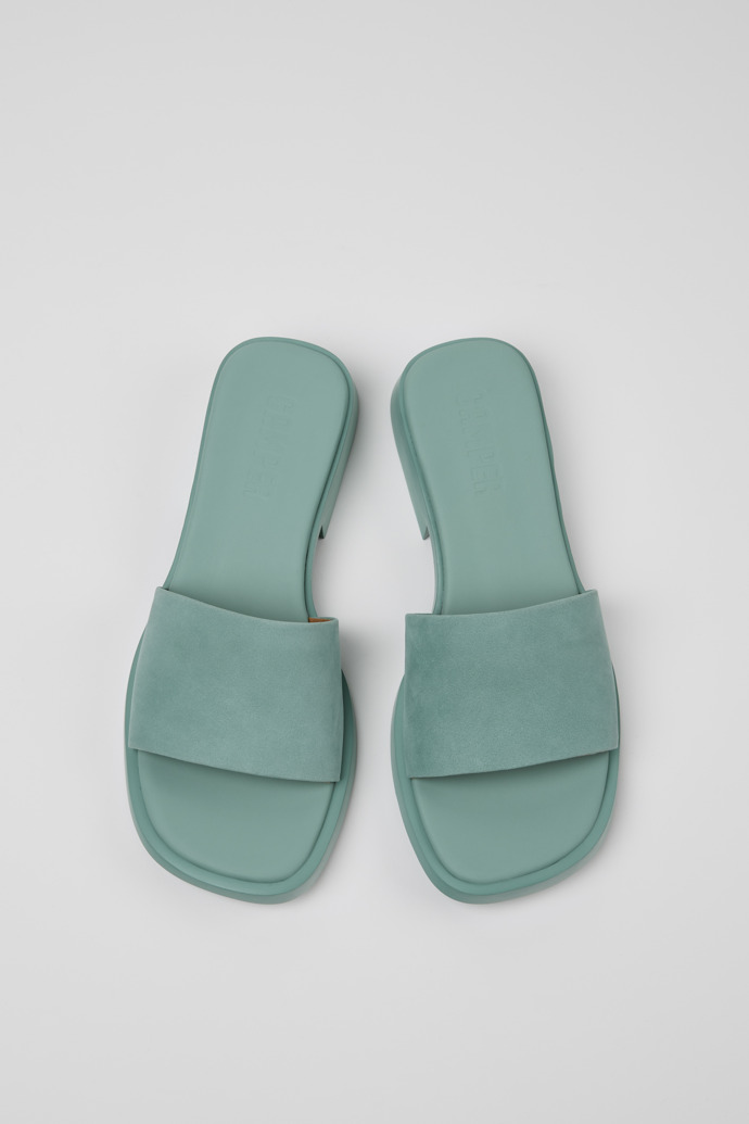 Dana Green Nubuck Sandals for Women.