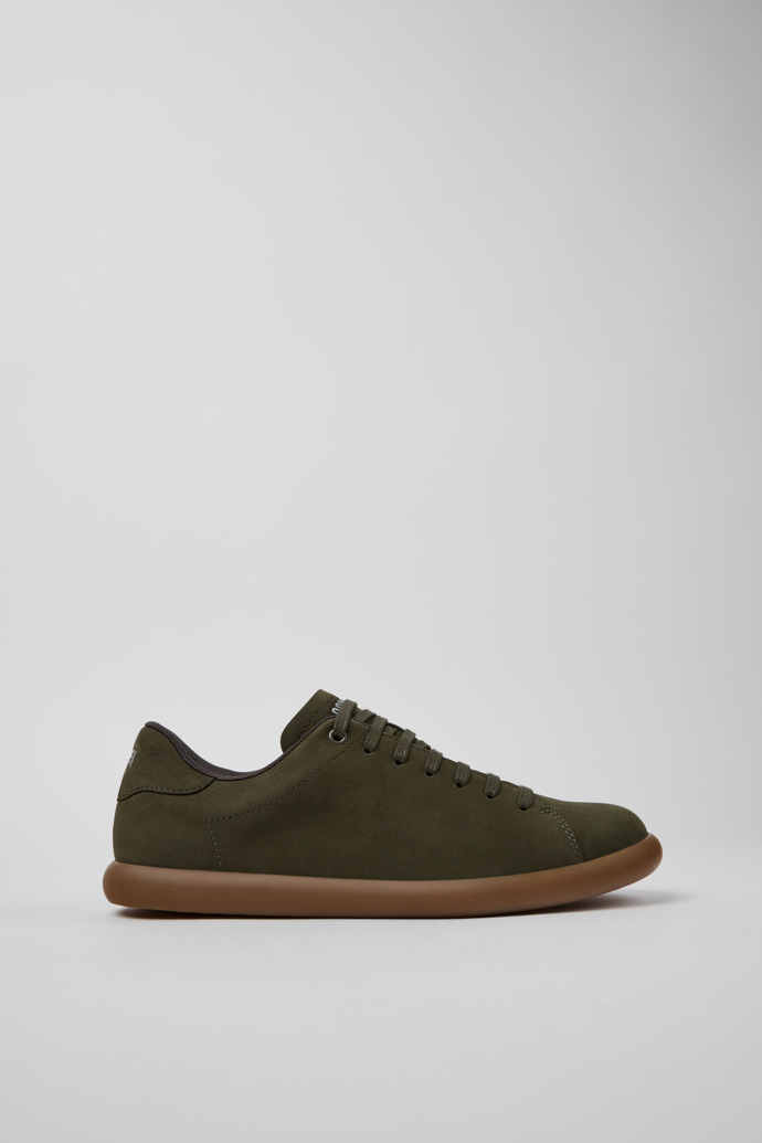Pelotas Soller Green Nubuck Sneakers for Men.