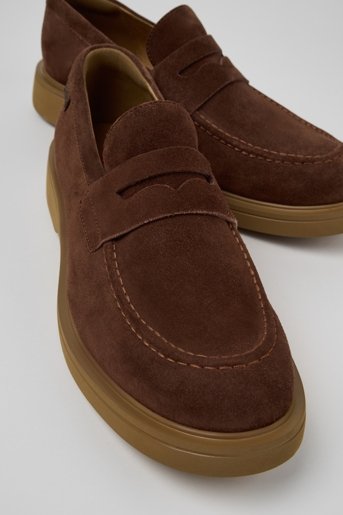 Norman Brown Suede Shoes for Men.