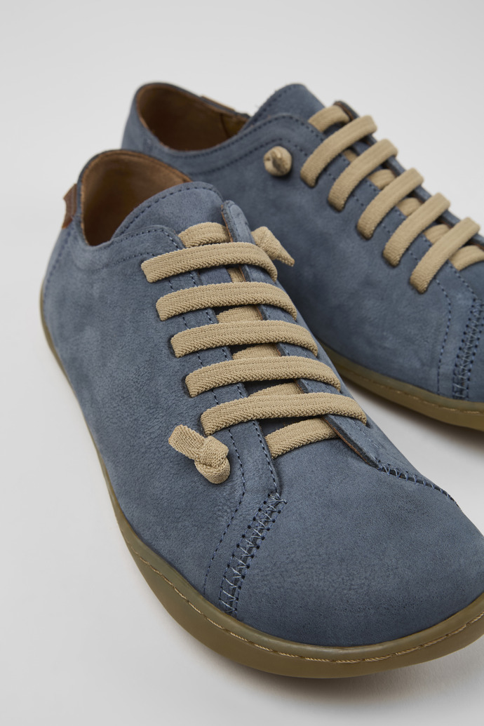Peu Blue Nubuck Shoes for Women