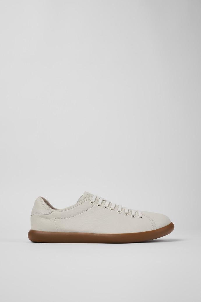 Pelotas Soller White Leather Men's Sneakers.