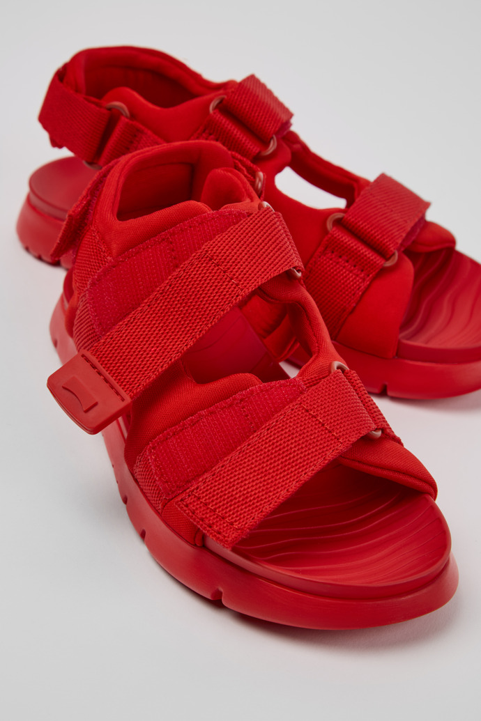 Oruga Red Textile Kids' Sandal.