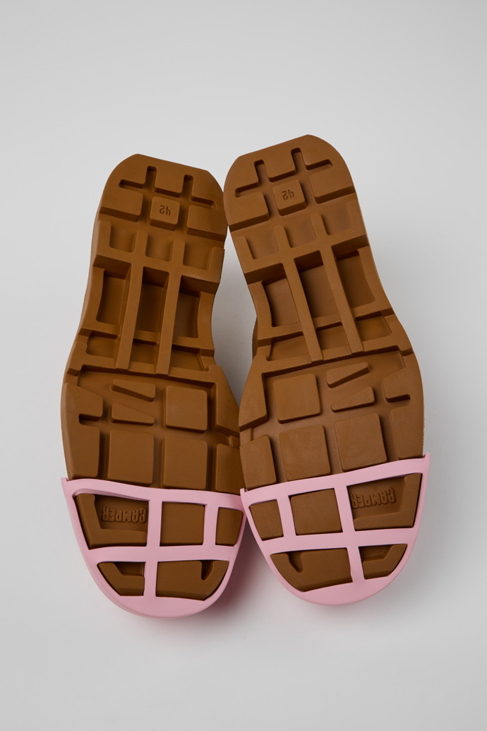 Junction Brown Nubuck Shoes for Men.