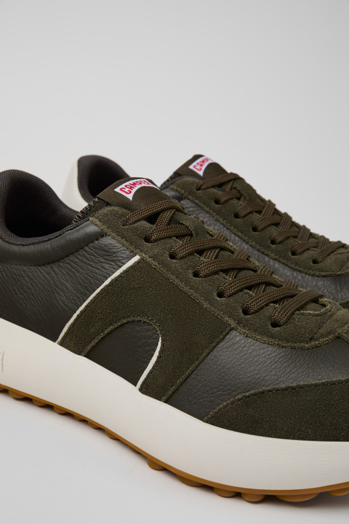 Pelotas Athens Multicolor Leather and Nubuck Sneakers for Men.