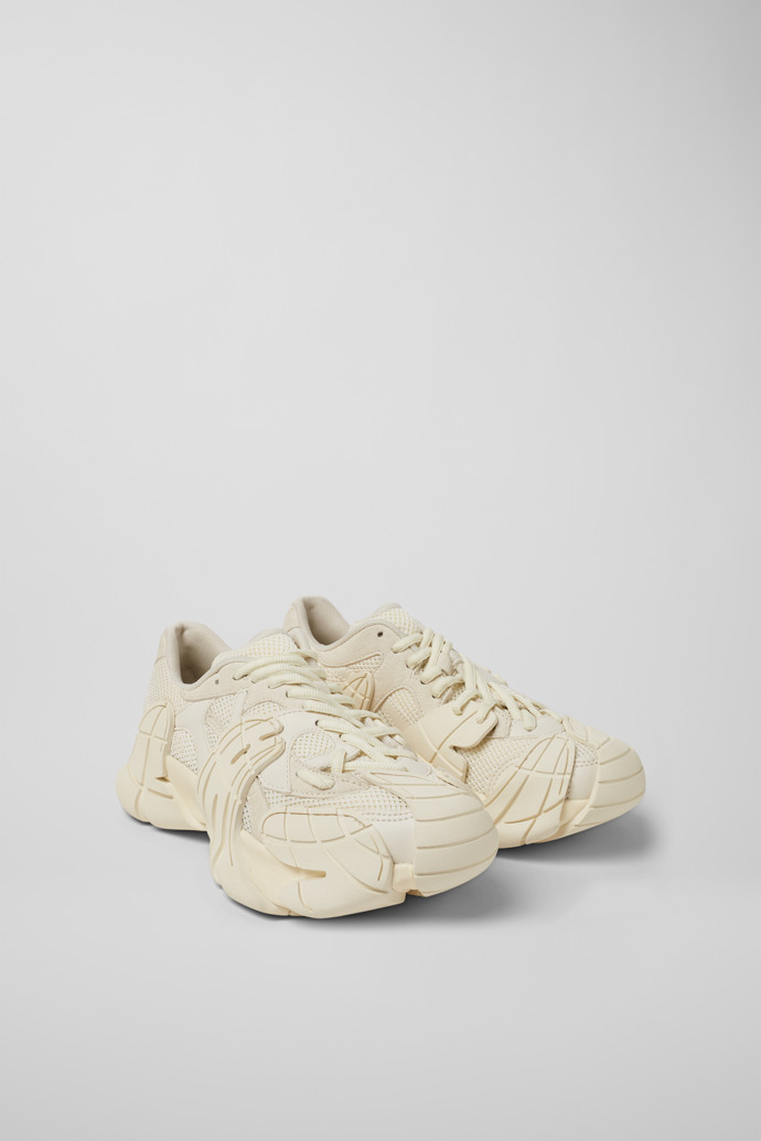 Tormenta White Textile Sneakers