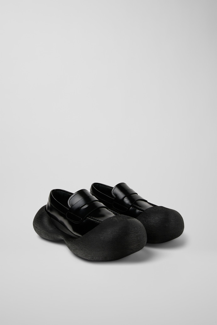 CAMPERLAB CARAMBA Black Leather Loafers