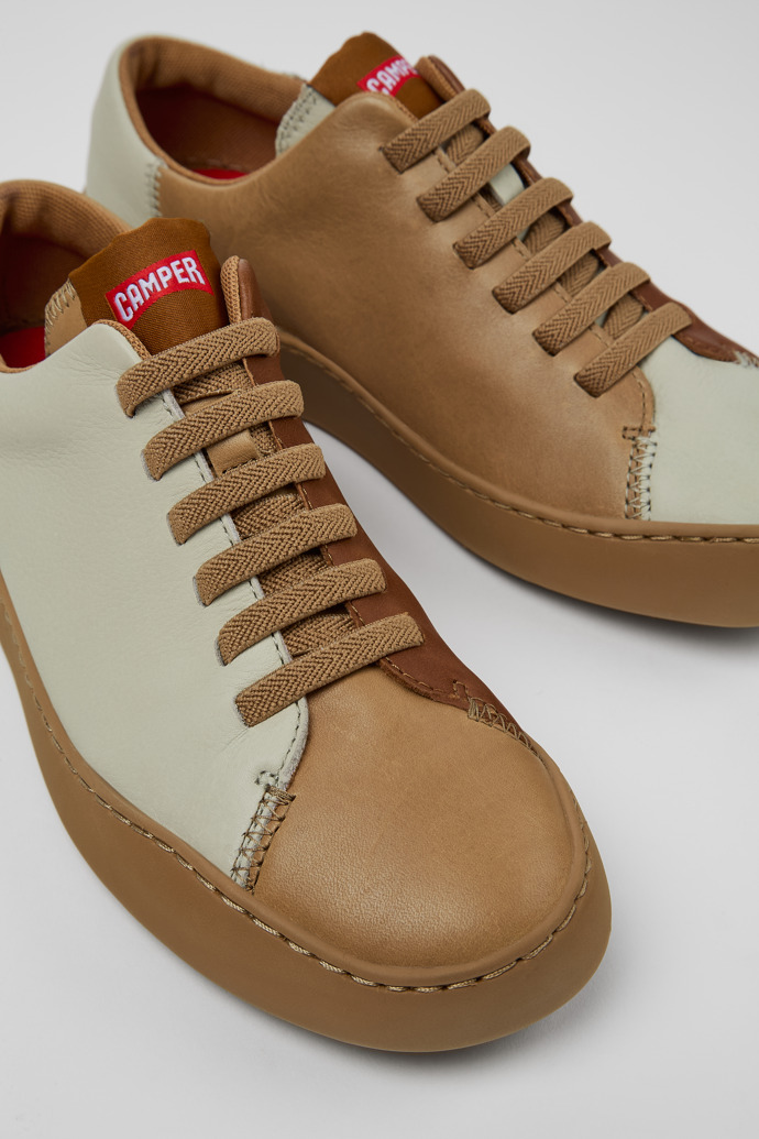 Twins Multicolored leather sneakers for women