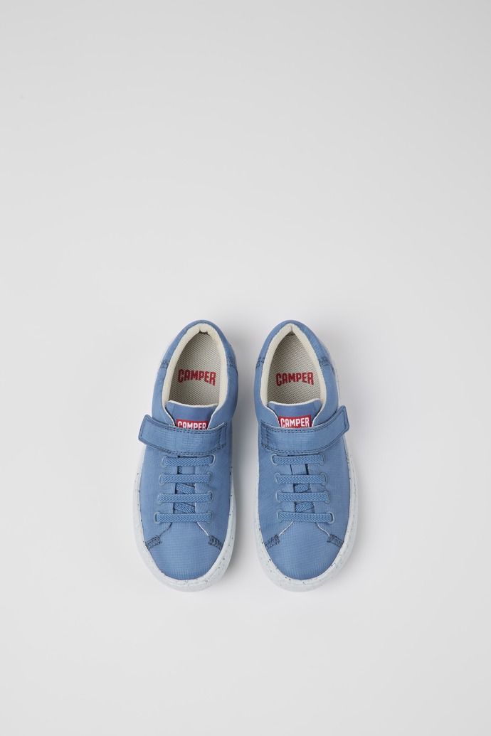 Peu Touring Blue textile shoes for kids