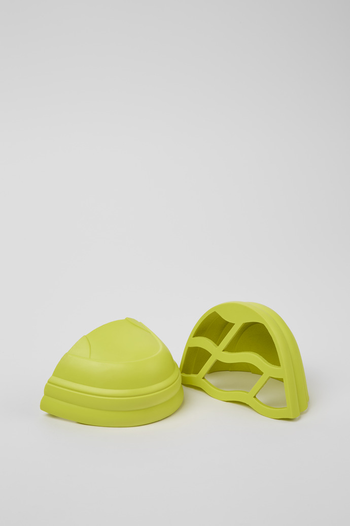 Junction Runner Toe Caps Green-Yellow rubber toe caps