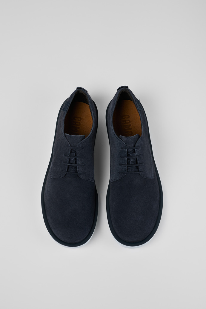 Wagon Blue Nubuck Blucher for Men