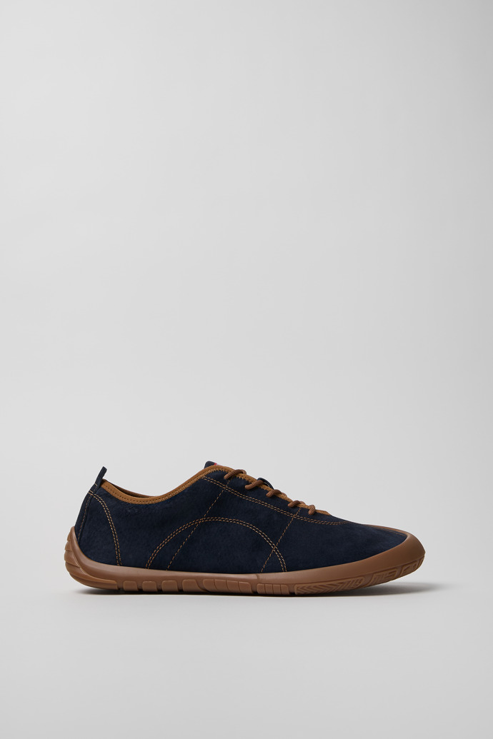 Peu Path Blue Nubuck Sneakers for Men.