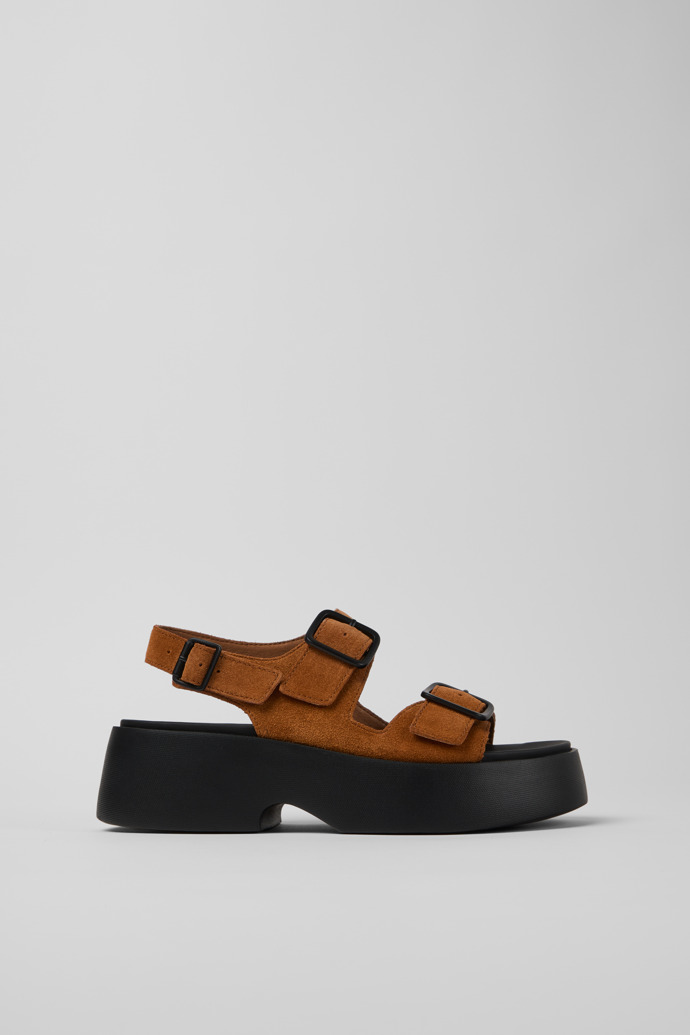 Tasha Brown Nubuck Sandals for Women.
