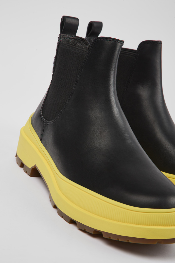 Brutus Trek HYDROSHIELD® MICHELIN Black leather ankle boots for women