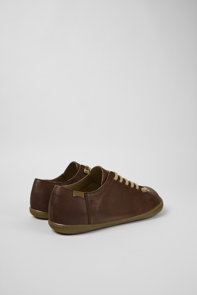 Peu Brown Leather Shoes for Men.