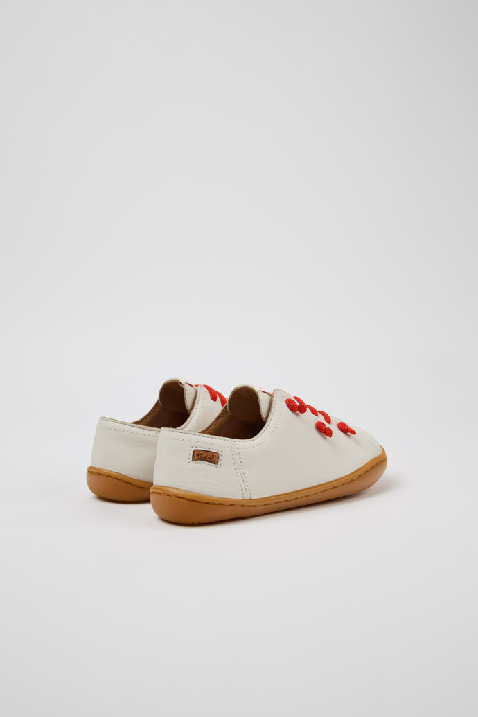 Twins White Leather Kids' Shoes for Children.