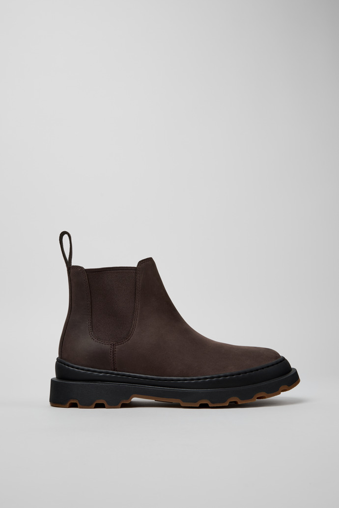 Brutus+ Brown Nubuck Ankle Boots for Women.