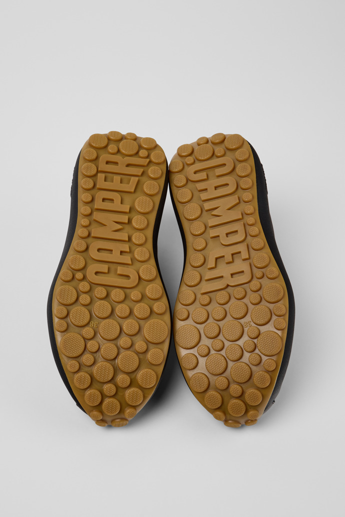 Pelotas Athens Black Leather Sneaker for Women.