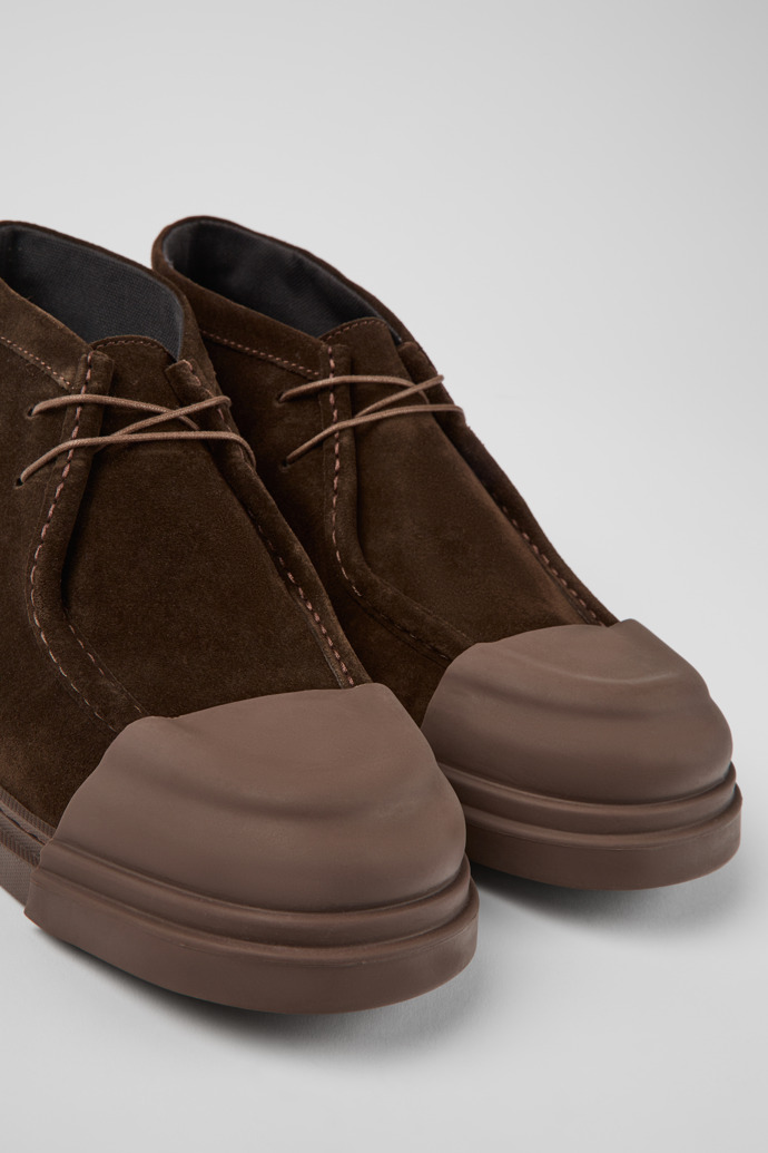 Junction Brown nubuck shoes for men