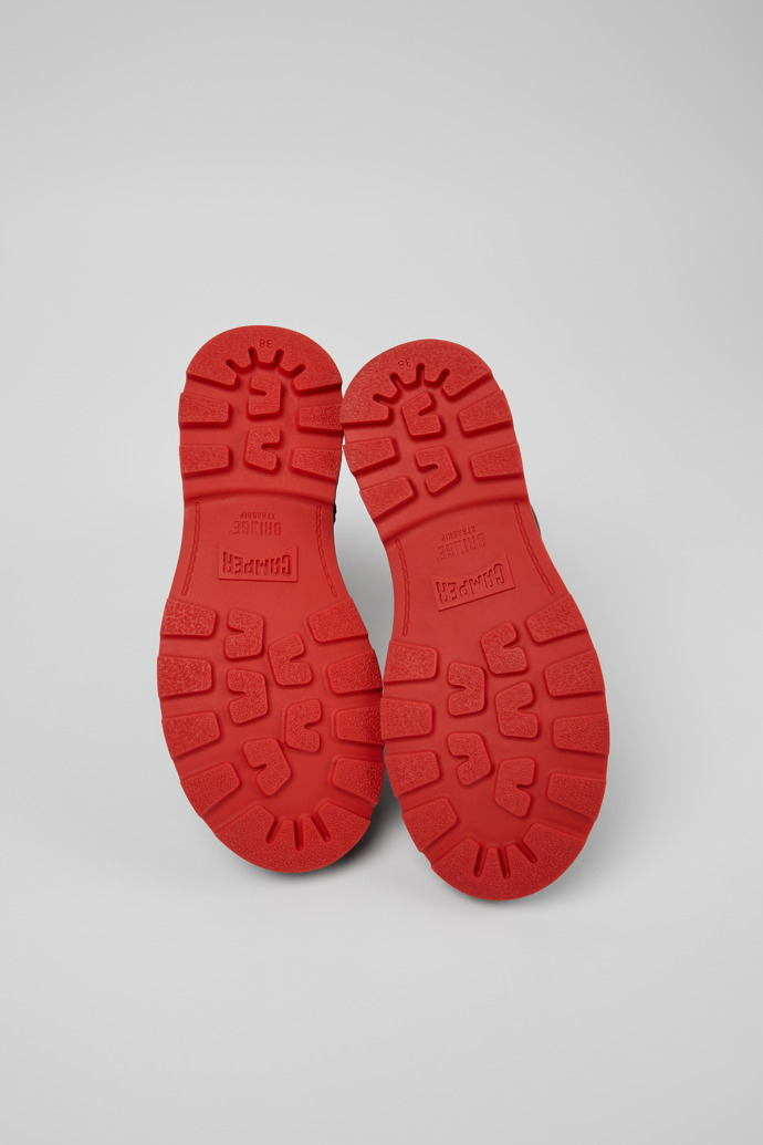 Brutus+ Black Leather Mid Boots for Women.