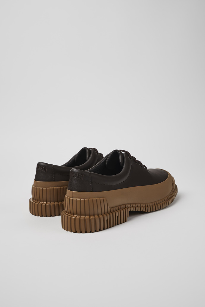 Pix Brown Leather Shoe for Men