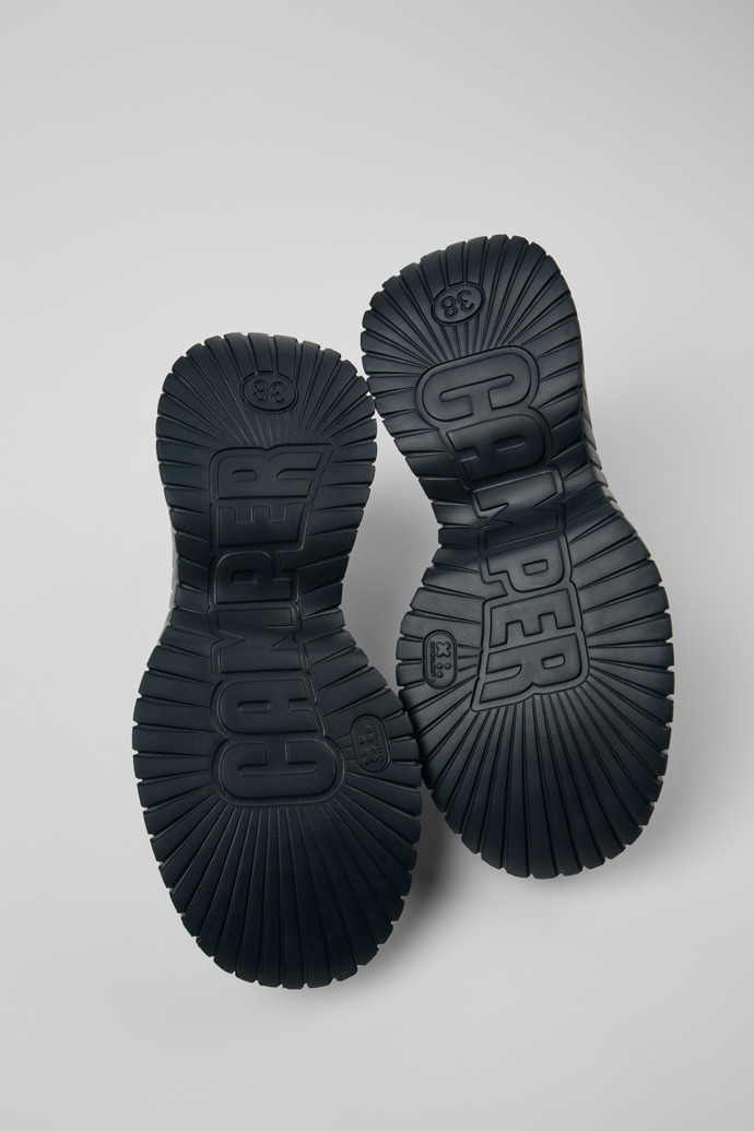 BCN Green leather shoes for women