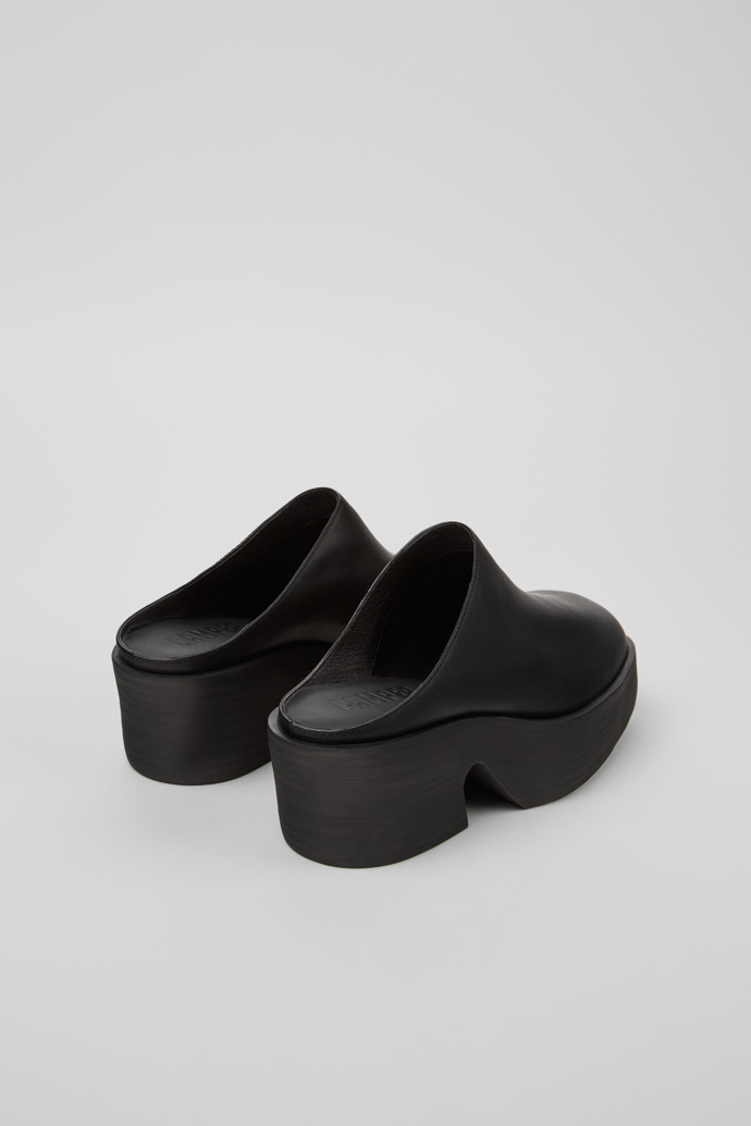 Billie Black Leather Sandals for Women.