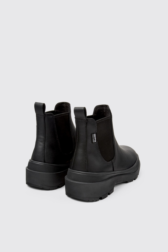 Brutus Trek HYDROSHIELD® MICHELIN Black leather ankle boots for women