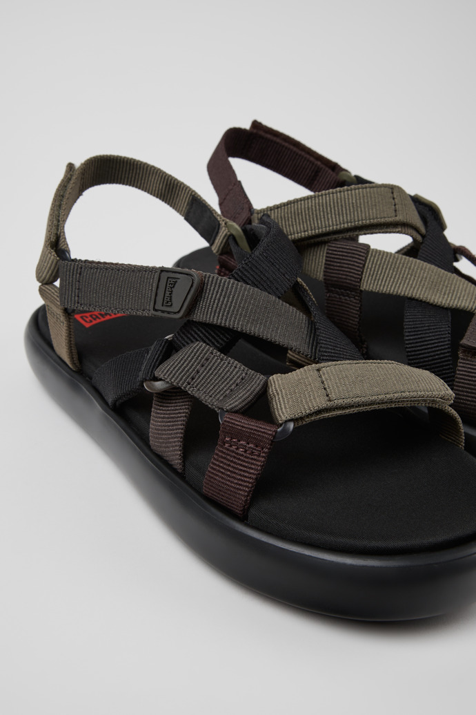 Twins Multicolor Recycled PET Sandals for Men.