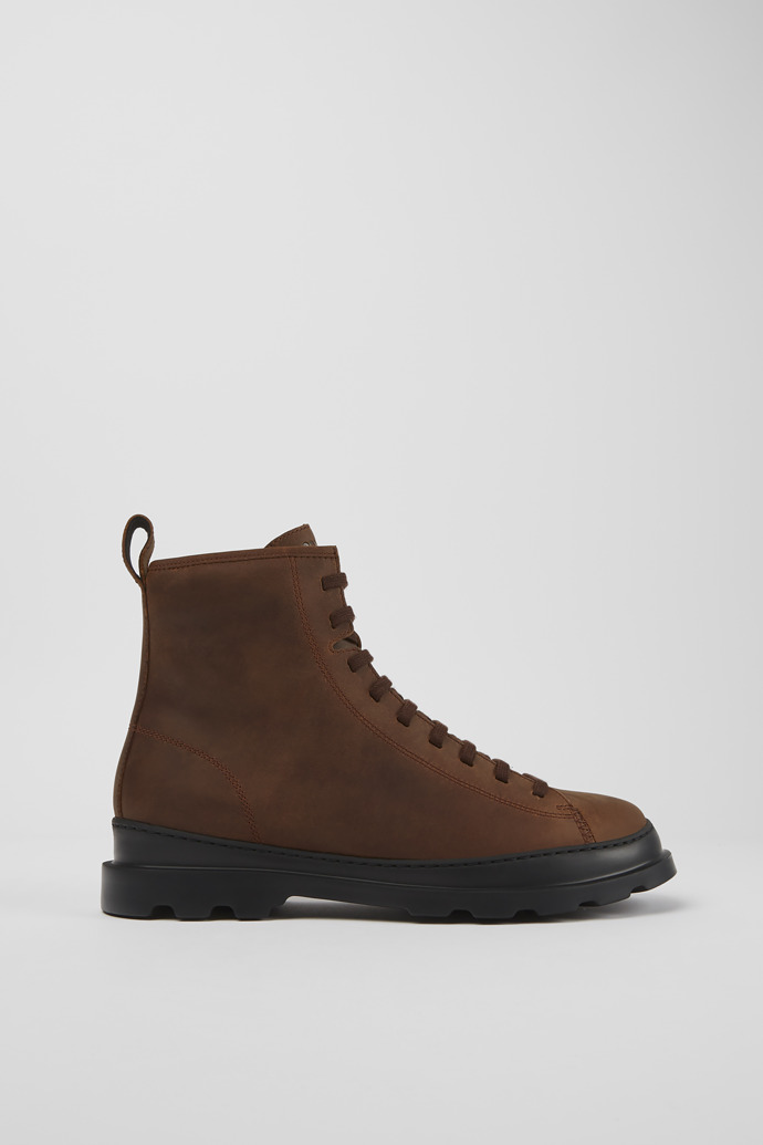 Brutus Brown medium lace boot for men