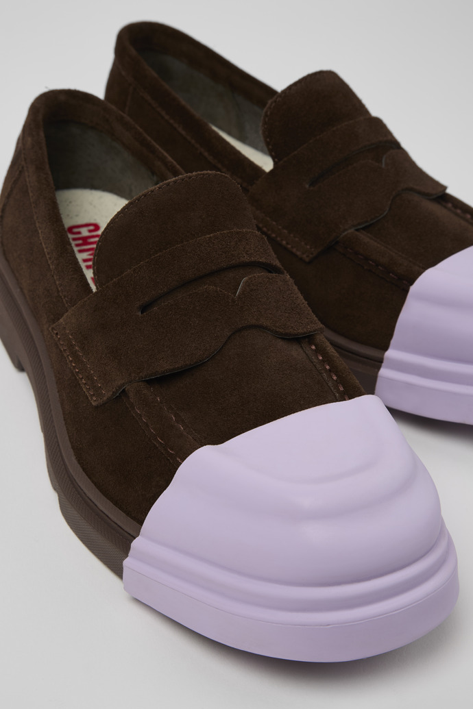 Junction Brown Nubuck Moccasin for Men