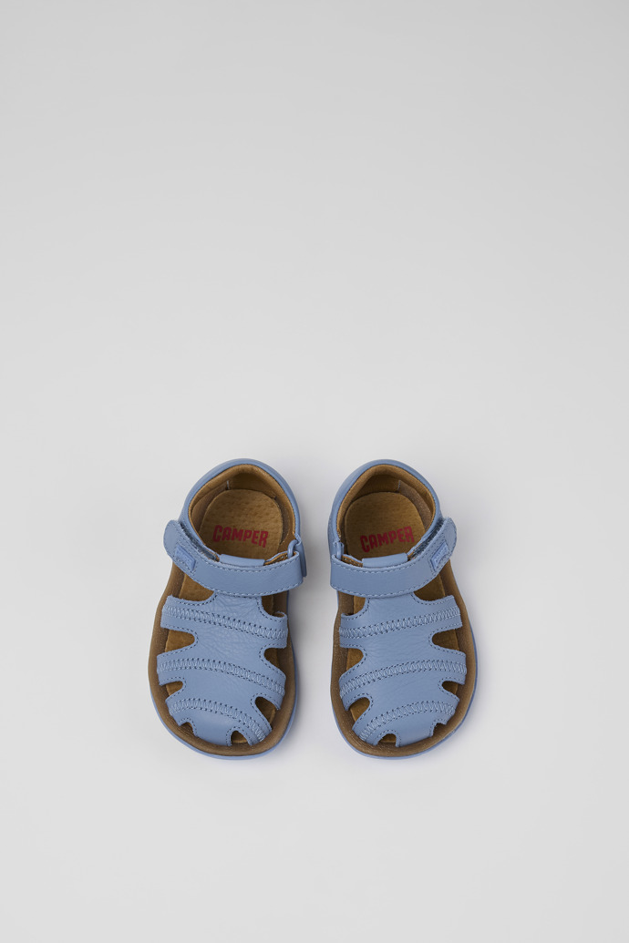Bicho Blue Leather Sandal