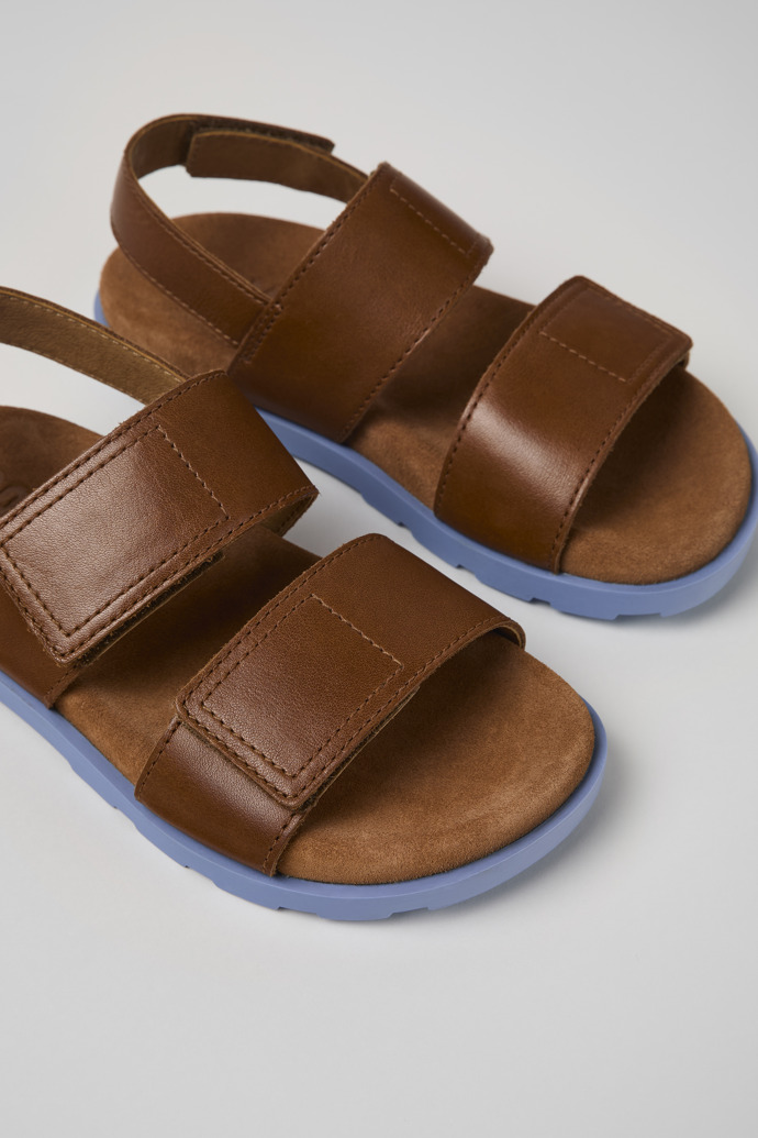 Brutus Sandal Brown Leather 2-Strap Sandal
