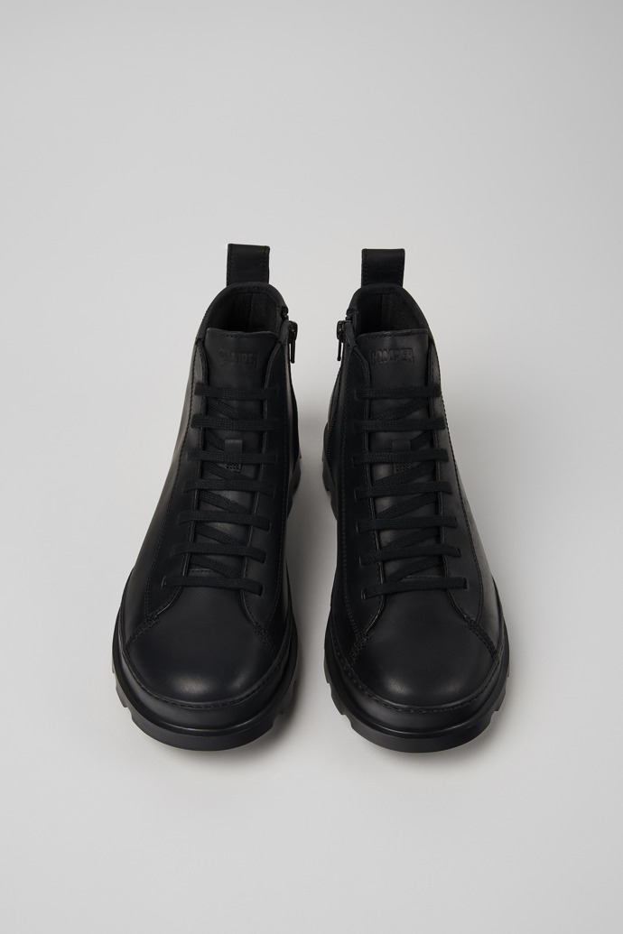 Brutus Black ankle boot for men