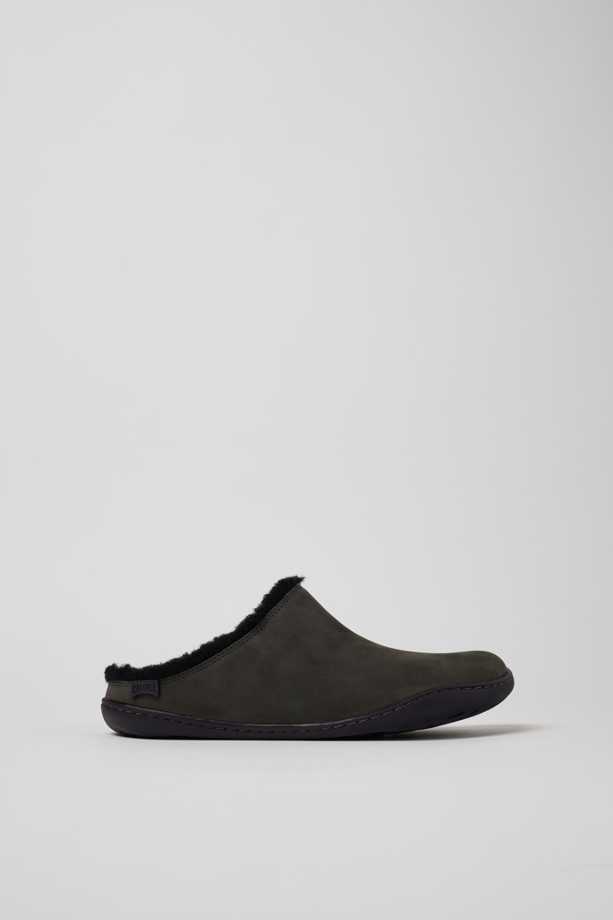 Peu Gray Nubuck Clogs for Women