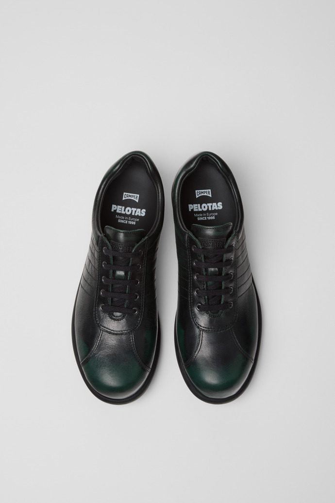 Pelotas Black Leather Shoes for Women.