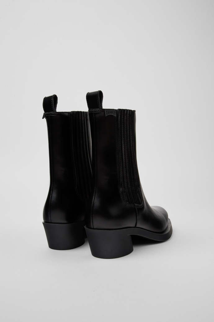 Bonnie Black leather boots for women