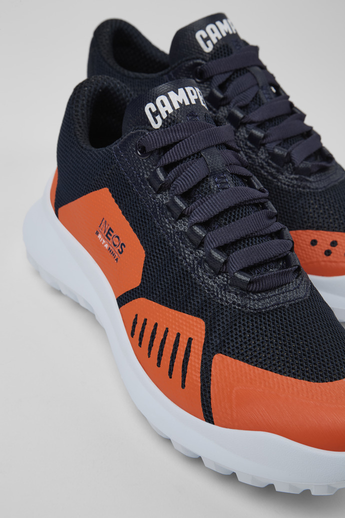 Camper x INEOS Britannia Blue and Orange Textile Sneakers for Women