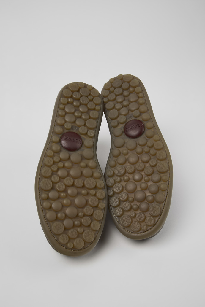 Pelotas Brown Leather Shoes for Women.