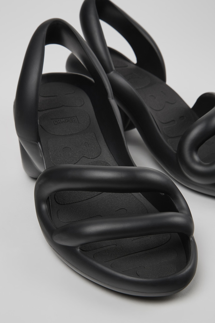 Kobarah Black Sandals.