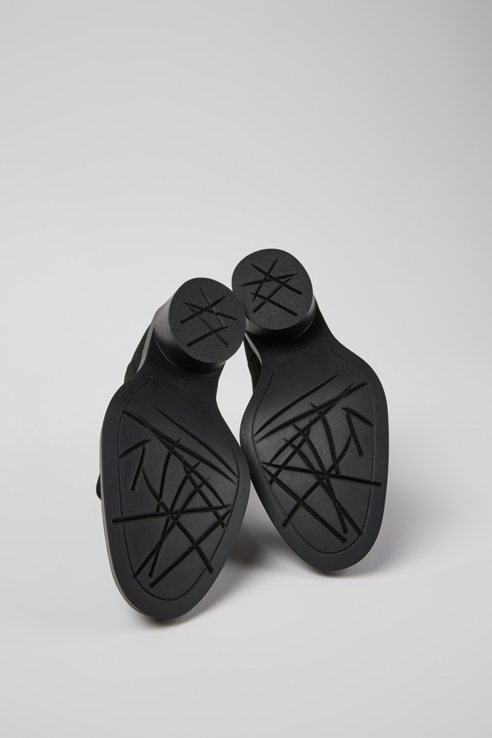 Bonnie Black nubuck ankle boots for women